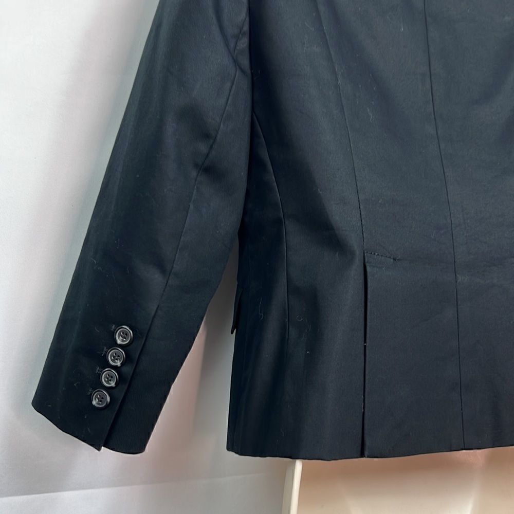 Loft Black Double Breasted Blazer 4P EUC - Picture 8 of 11